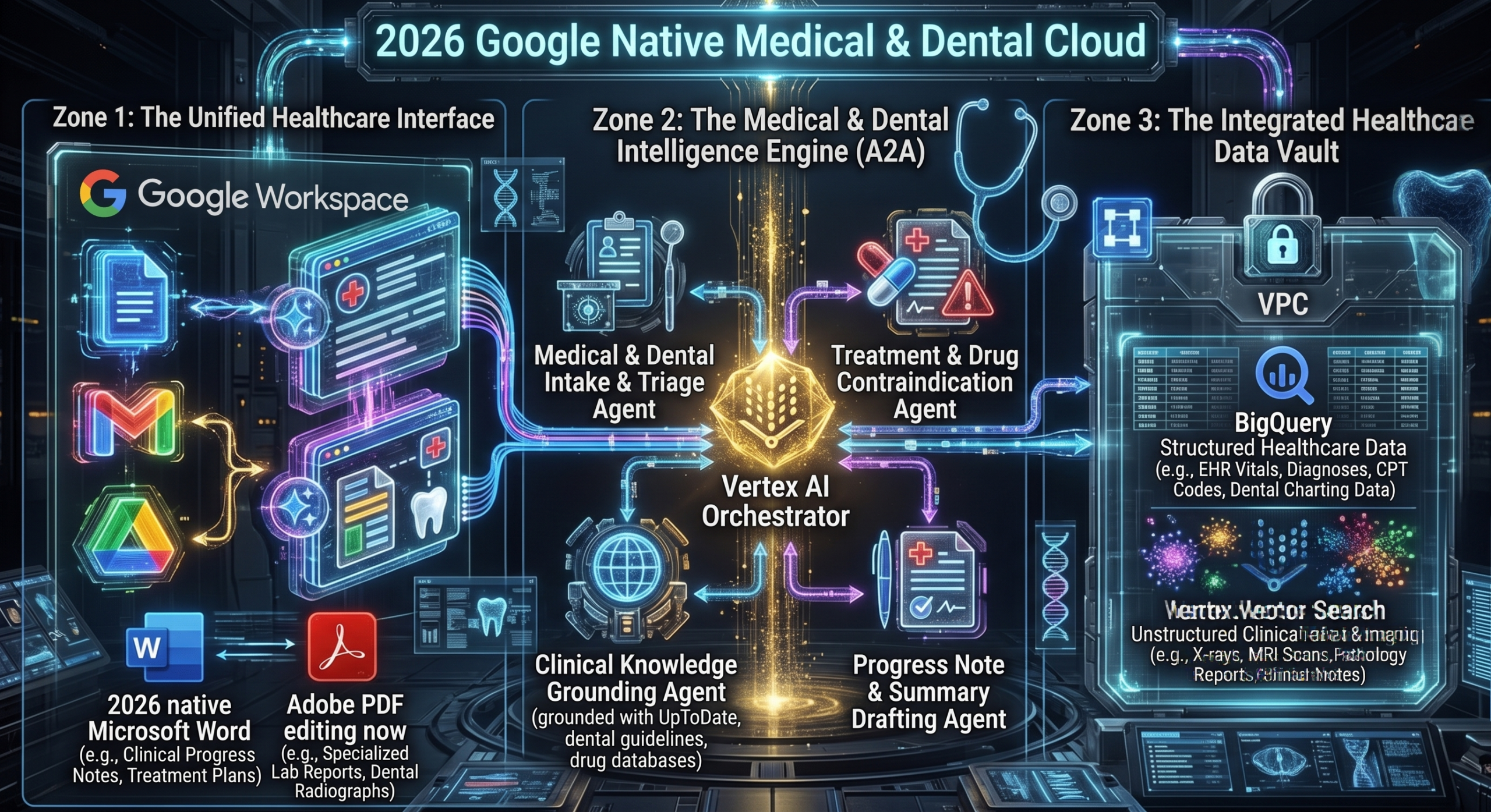 2026 Google Native Medical and Dental Cloud technical blueprint